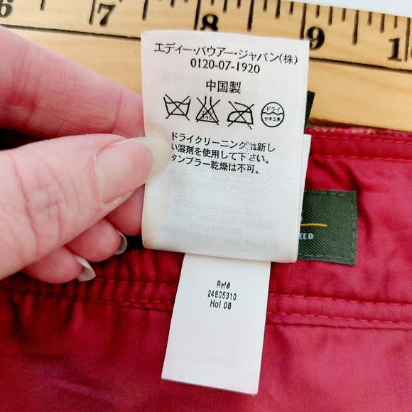 Red‎ Plaid Wool Wrap Maxi Skirt size 8 Petite Eddie Bauer Wool #5289 Christmas - Picture 6 of 8